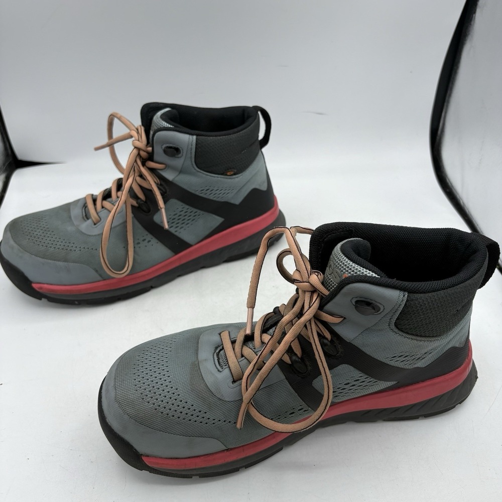 Bogs Work Safety Boots Womens Size 8 Sandstone Knit Mid TR Composite Hard Toe - Picture 8 of 9